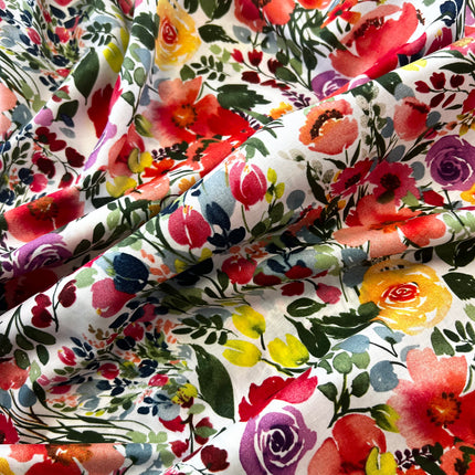 Summer Bouquet Cotton Lawn - Hollies Haberdashery UK