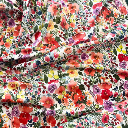 Summer Bouquet Cotton Lawn - Hollies Haberdashery UK