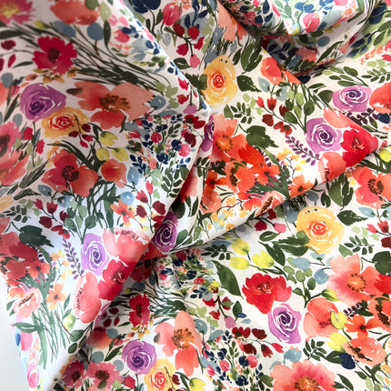 Summer Bouquet Cotton Lawn - Hollies Haberdashery UK