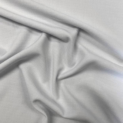 Textured Linen Look - White -