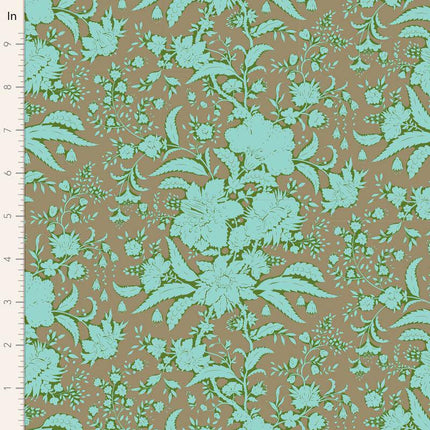 Tilda Bloomsville Fabric | Abloom | Mushroom - 110083