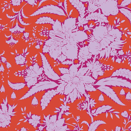 Tilda Bloomsville Fabric | Abloom | Tomato - 110079