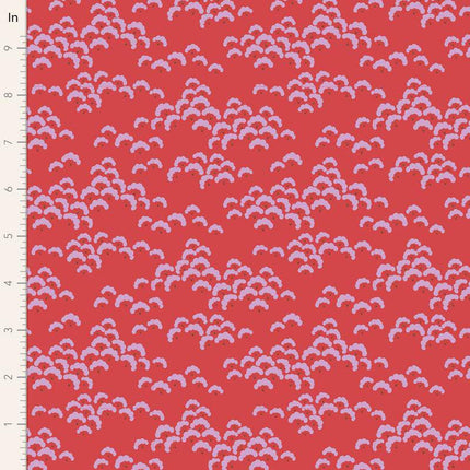 Tilda Bloomsville Fabric | Cottonbloom | Paprika - TD100503