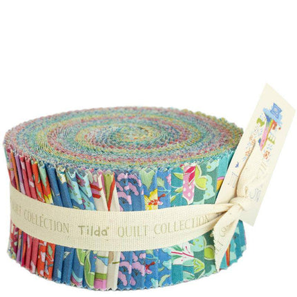 Tilda Bloomsville Fabric | Jelly Roll (20) -