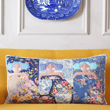 Tilda Chic Escape Cocktail Hour Pillow Kit - Blue -