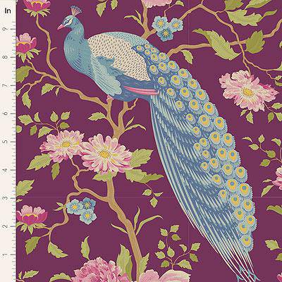 Tilda Chic Escape - Peacock Tree - Grape (Special Limited Edition) - TD100457