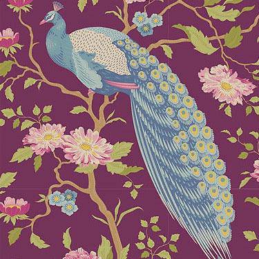 Tilda Chic Escape - Peacock Tree - Grape (Special Limited Edition) - TD100457