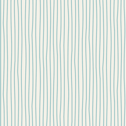Tilda Classic Basics - Pen Stripe - Light Blue -
