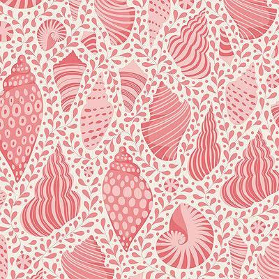 Tilda Cotton Beach - Basic Blender - Shells - Coral -