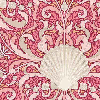 Tilda Cotton Beach - Fat Quarter Pack - Coral (5) -
