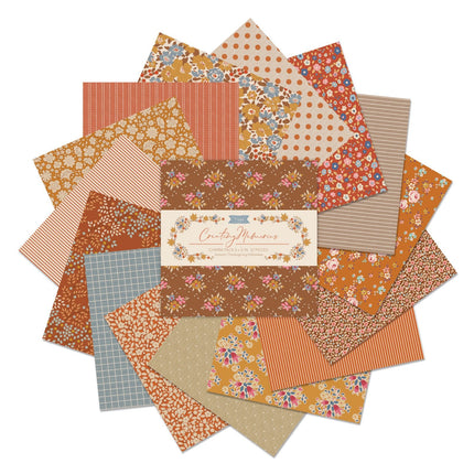 Tilda Creating Memories Fabric | 5'' Charm Pack | Autumn (32) - 300212