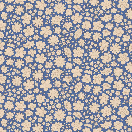 Tilda Creating Memories Fabric | Carla | Blue - 130134