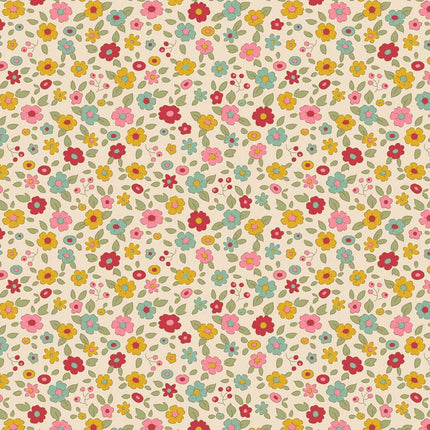 Tilda Creating Memories Fabric | Evie | Dove White - 130125