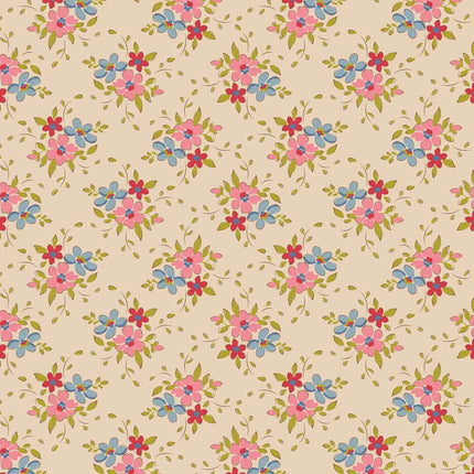 Tilda Creating Memories Fabric | Frida | Pearl - 130124