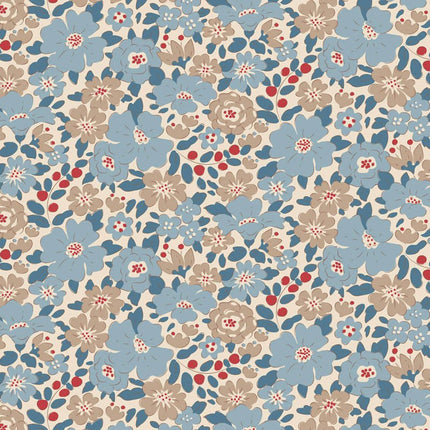 Tilda Creating Memories Fabric | Harper | Blue - 130128