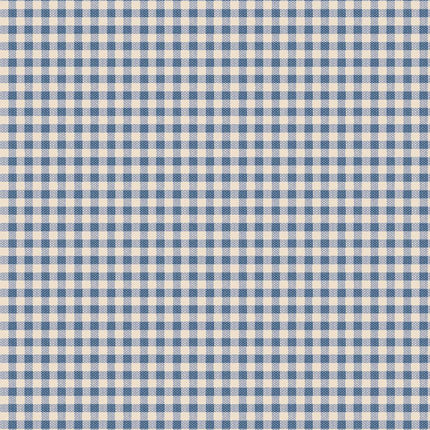 Tilda Creating Memories Fabric | Woven Gingham | Blue - 160073