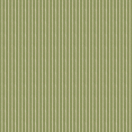 Tilda Creating Memories Fabric | Woven Stripe | Green - 160082
