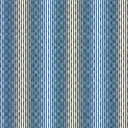 Tilda Creating Memories Fabric | Woven Tinystripe | Blue - 160070