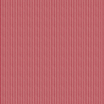 Tilda Creating Memories Fabric | Woven Tinystripe | Red - 160084