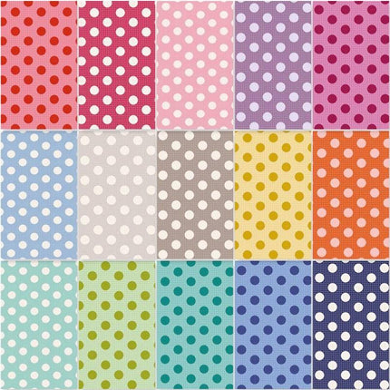 Tilda Dot Basics - Fat Quarter Pack (15) -