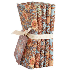 Tilda Hibernation Fabric | Fat Quarter Pack | Pecan / Hazel (5) -