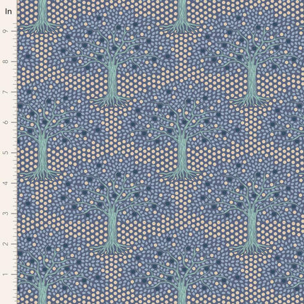 Tilda Hometown - Applegarden - Blue -