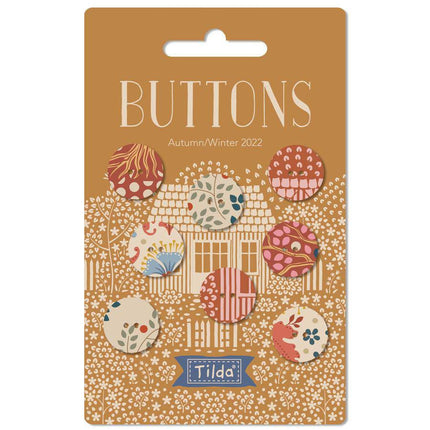 Tilda Hometown - Buttons - Rust -