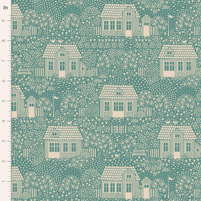 Tilda Hometown - My Neighbourhood - Teal -