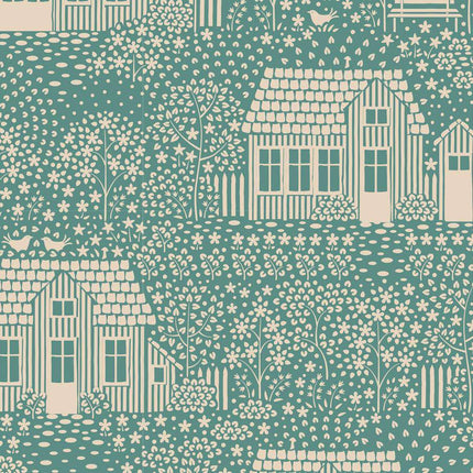 Tilda Hometown - My Neighbourhood - Teal -