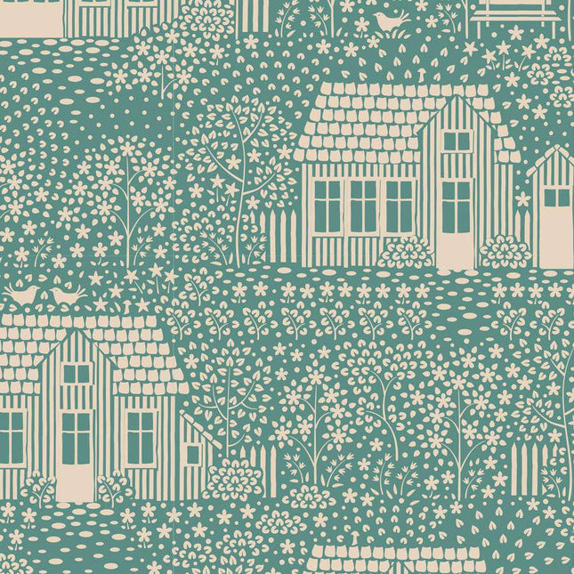 Tilda Hometown - My Neighbourhood - Teal -