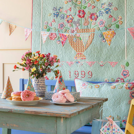 Tilda Jubilee Fabric | Birthday Pillow Kit | Sage -