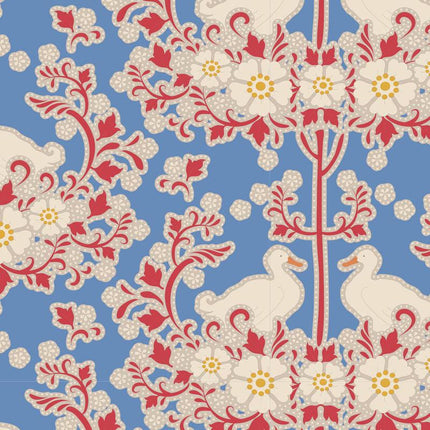 Tilda Jubilee Fabric | Duck Nest | Blue - TD100555