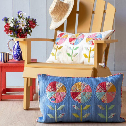 Tilda Jubilee Fabric | Lolly Flower Pillow Kit | Cornflower Blue -