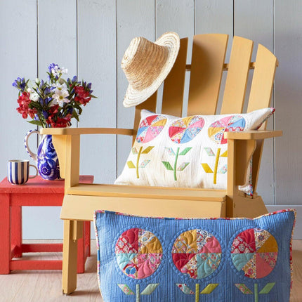 Tilda Jubilee Fabric | Lolly Flower Pillow Kit | Cornflower Blue -