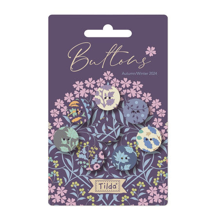 Tilda Sanctuary Fabric | 16mm Buttons (8) | Pre Order October - TD400067