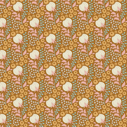 Tilda Sanctuary Fabric | Fat Quarter Pack | Caramel / Ochre (5) | Pre Order October - TD300197