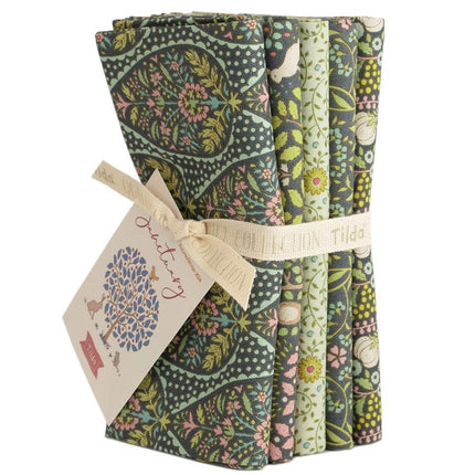 Tilda Sanctuary Fabric | HALF METRE Pack | Green / Grey (5) | Pre Order October - 
