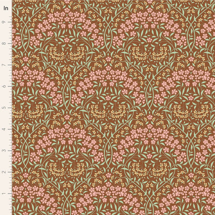 Tilda Sanctuary Fabric | Larissa | Caramel | Pre Order October - TD100570