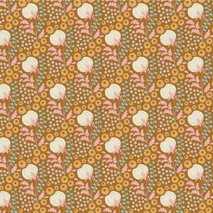 Tilda Sanctuary Fabric | METRE Pack | Caramel / Ochre (5) | Pre Order October - 