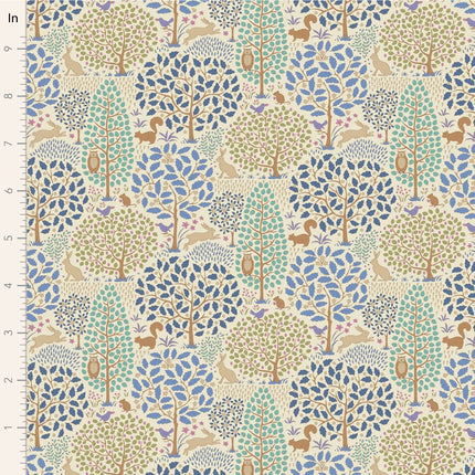 Tilda Sanctuary Fabric | Sanctuary | Cool | Pre Order October - TD100572