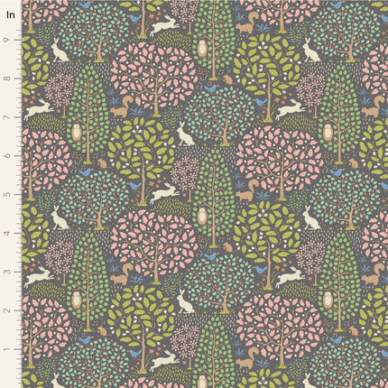 Tilda Sanctuary Fabric | Sanctuary | Grey Green | Pre Order October - TD100577