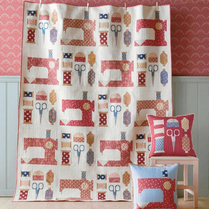 Tilda Sanctuary | Make do and Mend Quilt Kit | Putty White | Pre Order October - 