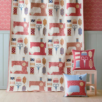 Tilda Sanctuary | Make do and Mend Quilt Kit | Putty White | Pre Order October - 