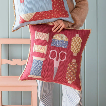 Tilda Sanctuary | Make Do & Mend Pillow Kit | Burgundy | Pre Order October - 