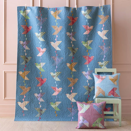 Tilda Sanctuary | Paperbird Quilt Kit | Prussian | Pre Order October - 