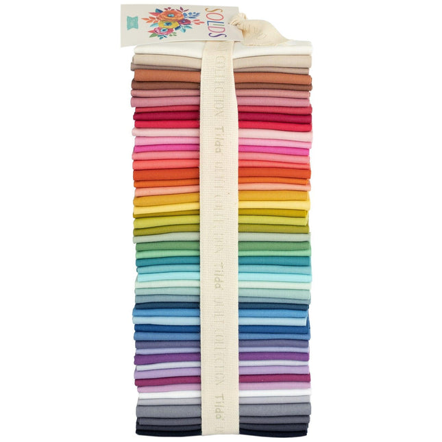 Tilda Solid Fabric | Complete Fat EIGHTHS Pack (50) - 300181