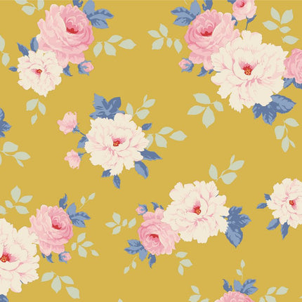 Tilda Sunday Brunch | Fat Quarter Pack | Grey / Yellow (5) | PRE ORDER FEBRUARY - TD300223