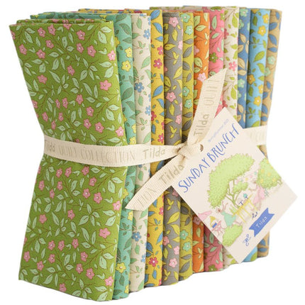 Tilda Sunday Brunch | Fat Quarter Pack | Tipsy Blenders (12) | PRE ORDER FEBRUARY - TD300226