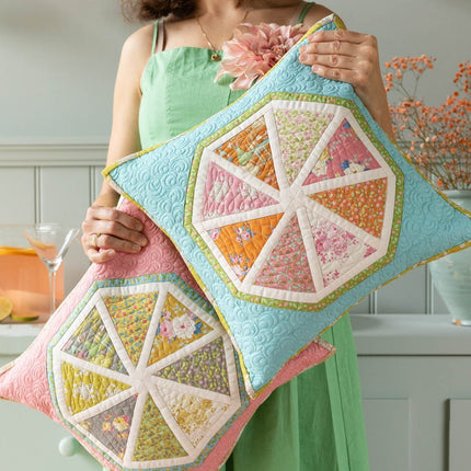Tilda Sunday Brunch | Spiked Lemonade Pillow Kit | Teal | PRE ORDER FEBRUARY - 