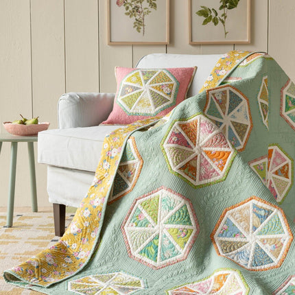 Tilda Sunday Brunch | Spiked Lemonade Quilt Kit | Sage | PRE ORDER FEBRUARY - 